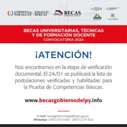 Se inició el proceso de revisión documental de postulantes a las becas que ofrece el Gobierno