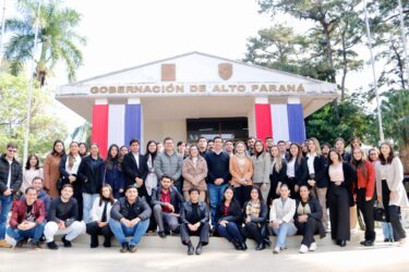 La ministra de la Juventud, visita el departamento de Alto Paraná