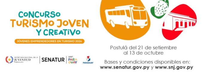 ¡Participá en el concurso “Turismo Joven y Creativo 2024” y transformá el turismo en Paraguay!